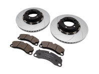 Kit de disques et plaquettes de frein flottants AVANT. Porsche 991 GT3 / 981 GT4 / 718 GT4 / 718 Spyder - 98135140581, 98135140681, 98135140580, 98135140680, 99135140581, 99135140681, 99135194782, 99135194783, 99135194784, 9GT698151G, 99135194781 - 9M9GT615301N, 9M99135194784