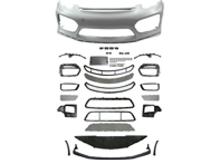 Front bumper GT4 Style kit. Porsche 981 Cayman / 981 Boxster - 98150531381, 98150519181, 98150531381
