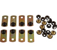 Stud plate set 'Male and Female' for boot carpet retainer. SET OF 8 Porsche 911 / 964 - 91150307500 - 1689550710 Stud plate set 'Male and Female' for boot carpet retainer. SET OF 8 Porsche 911 / 964 - 91150307500 - 1689550710