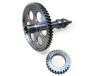 Intermediate shaft with timing gear. Porsche 356 - 69210590100 Intermediate shaft with timing gear. Porsche 356 - 69210590100