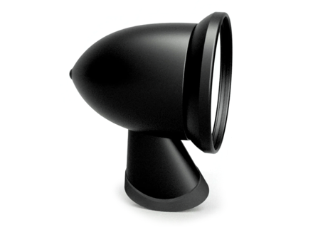 Specchio a proiettile in alluminio, in Satin Black. Porsche 911 1965-1973 - 91173102010, 91173111600, 90173111101 - BulletDriveBlack_1973early, BulletPairBlack_1973early