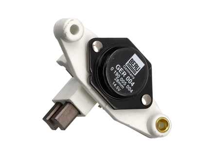 Spanningsregelaar voor dynamo. Porsche 911 1969-73 / 914 >>1971 - 92860314200, 96460314100, 5DR 004 242-061, 5DR004242061, 92860314201 - GER004