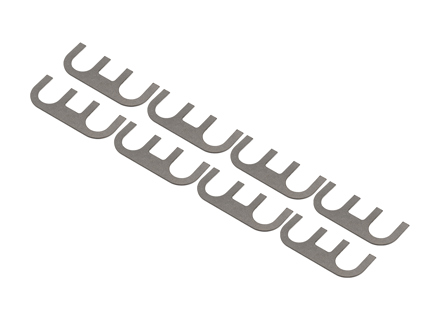 Juego de 8 placas de bloqueo de la caja del diferencial. Porsche 911/914/924 - 90133228501