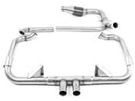 Milltek full sports exhaust system with titanium gt-100 trims. Porsche 718 Boxster GTS / Cayman GTS Milltek full sports exhaust system with titanium gt-100 trims. Porsche 718 Boxster GTS / Cayman GTS