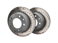 Disco de freno trasero perforado (par). Porsche 911 / 930 - 90135204114 - 901 352 041 14 rd