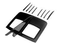 Kit di alette a pinna di squalo e alette sul tetto EVO-X trasparenti. Porsche 992 GT3 / GT3 RS - 9GT819443OK1, 9GT819444OK1 - SREXSTSFCK