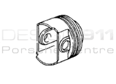 Engine Pistons. Porsche Boxster 986 2.7L 2002>> - 99610307114, 99610307115