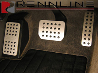 Rennline Aluminium 3 Piece Pedal Set Rubber Grip. Porsche 955/957Cayenne TIPTRONIC - P72, P72 Rennline Aluminium 3 Piece Pedal Set Rubber Grip. Porsche 955/957Cayenne TIPTRONIC - P72, P72
