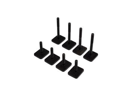 Thule T-track Adapterset in Zwart voor Thule SnowPack - 95B04480010, 732600, 889600