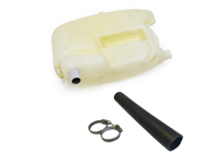 Water reservoir & Hose with Clips. Porsche 928 1978-86 - 92852807501, PCG18128650