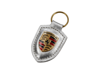 Llavero con el escudo de Porsche – Porsche Carrera GT 25Y, plateado. - WAP0500630T0WS