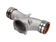 Aluminum Intake Plenum 74mm. Porsche 997 Turbo MKII IPD - 97274.2, 9A111012074