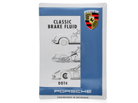 Metal plate – Porsche Classic Brake Fluid - PCG04430501 Metal plate – Porsche Classic Brake Fluid - PCG04430501