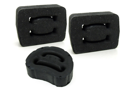 Exhaust silencer rubber mounting kit. Porsche 924S / 944 - 92811125902, 94411114203, 94411114202, 94411114201, 94411114200, 477253140A