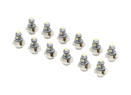 Dash Board LED Bulb Set of 12 B8.4 Bright White - 96463192098