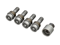 Locking Wheel Bolt Kit, Silver. Porsche 970 Panamera 2010-16 - 97036105701 Locking Wheel Bolt Kit, Silver. Porsche 970 Panamera 2010-16 - 97036105701