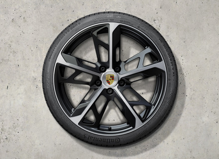 Set di ruote e pneumatici invernali da 21 pollici Cross Turismo, verniciati in nero (lucido). Porsche Taycan (MK2) Cross Turismo 2024>> - 9J1073603LA - 9J1073603LA