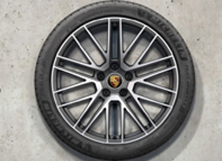 21'  Panamera (971.2) 911 Turbo Design II Alloy Wheels & Summer Tyres Original Porsche - 971044665G