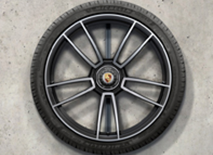 20'/21' 911 Turbo S, in Black. Alloy Wheels & Winter Tyres Original Porsche for 992 (911) Turbo / Turbo S - 992044601AB