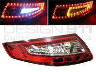 Indicator unit rear, Clear / Red with LED bulbs for Porsche 997 - 99763100095 Indicator unit rear, Clear / Red with LED bulbs for Porsche 997 - 99763100095