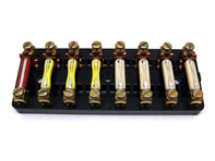 Fuse box 8-pole. Porsche 911 1974-89 / 930 1975-77 - 91161208701, 1699300400