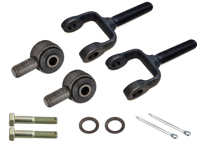Tie rod joint fork and joint bushing set. Porsche 911 1965-89 / 914 - 91434705700, 91434705701, 91434705702, 9013473150, 90134731503, 90134731504
