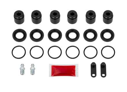 Kit piston et joint d'étrier avant pour étriers à 6 pistons. Porsche 718 Boxster / Cayman / 991 / 992 - 9P1698671, 9P1698671A, 9P1698671B - 230952