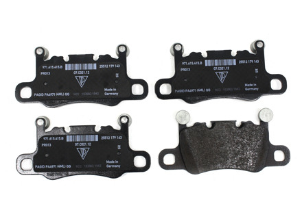 Pastiglie dei freni, posteriori. Porsche 971.1 Panamera - 971698451J, 971698451B