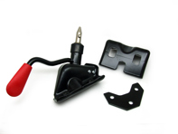 Hardtop catch b-pillar. Porsche 987 Boxster - 98756340401, 98756340301