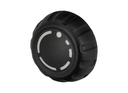 Rotary knob LEFT for PCM Radio control. Porsche 987.1 Boxster / 987C.1 Cayman / 997.1 - 95564295100, 95564295200, 99764220100A05, 99764220101A05, 99764220200A05, 99764220201A05 - URO-016926