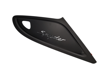 Enjoliveur de carrosserie arrière droit « Spyder », noir mat. Porsche 982 Boxster Spyder 2019>> - 98151217203OK1, 98151217200OK1, 98151217201OK1, 98151217202OK1