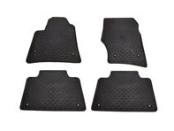 Set di tappetini in gomma (4 pezzi) - Nuovo, rimanenza di magazzino - per Porsche 955 / 957 Cayenne con guida a sinistra (LHD) - 95504480061