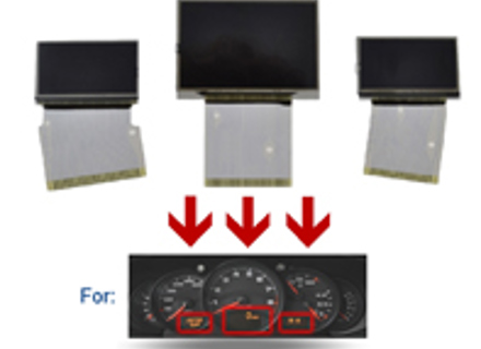 Displayset voor instrumentenpaneel US-versie. Porsche 996 / 986 Boxster >>2002 - 5932