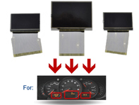 Juego de pantallas para cuadro de instrumentos versión US. Porsche 996 / 986 Boxster >>2002 - 5932 Juego de pantallas para cuadro de instrumentos versión US. Porsche 996 / 986 Boxster >>2002 - 5932
