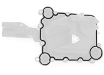 Gasket for crankcase ventilation bleeding cover. Porsche 958 Cayenne Hybrid - 95810124704, 964.170