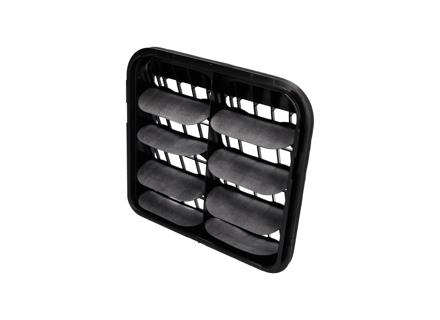 后 1/4 翼通风格栅。保时捷 9YA 卡宴 - PAB819181B, PAB819181A, PAB819181