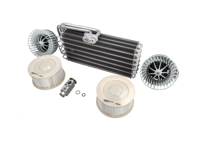 Klimaanlagen-Verdampfer, Gebläsemotor und Pollenfilter-Set. Porsche 993 - 96457390100, 96457201501, 96457201601, 99357247900