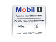 Decalcomania filtro aria MOBIL 1, ARGENTO. Porsche 993 (1995-1998) - 7PP010786T, 99300654401 Decalcomania filtro aria MOBIL 1, ARGENTO. Porsche 993 (1995-1998) - 7PP010786T, 99300654401