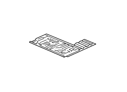 Piastra del pavimento del bagagliaio. Porsche 968 - 94450107501