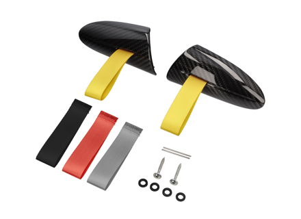 Rennline RS door strap conversion set carbon fibre . Porsche 987 Boxster / Cayman / 997 coupe - 99755546101V05, 99755546201V05, 98755546300A03, 98755546400A03