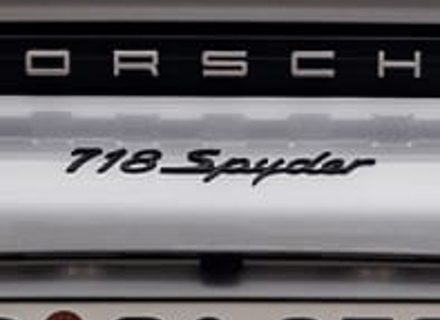 Stemma posteriore "Spyder" per Porsche 718 (982) Boxster Spyder - 98204480083G2X