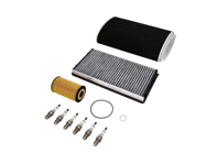 Kit de mantenimiento y servicio para Porsche Boxster 987 2.7L / 3.2L y 3.4L / Cayman Aceite, filtros de aire, bujías y más - 98710098700, 98710098700/1, 98711013301, 99757121902, 99610722560, 99917022390, 90012310630