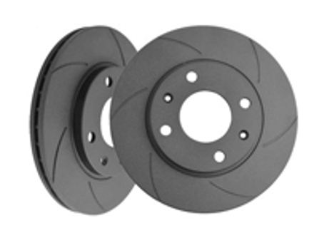 Black Diamond 6 GROOVED Performance Brake Discs FRONT. Porsche Macan (95B) 2.0L - KBD 1944, KBD1944, KBD1944G6