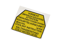 Adesivo per serbatoio di espansione del liquido di raffreddamento. Porsche 928 - 92800651101 - PAKKW