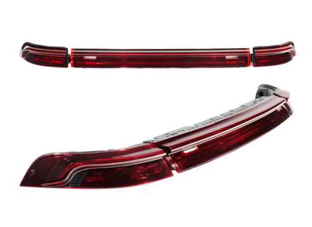 LED tail lamp and centre reflector upgrade set for US spec cars. Porsche 993 - 99363114000, 99363141300, 99363141400, 99363113000 - LF992, LF991