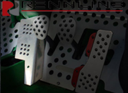 Impugnatura in gomma Rennline Dead Pedal. Porsche 911 1974-89 - P98RH