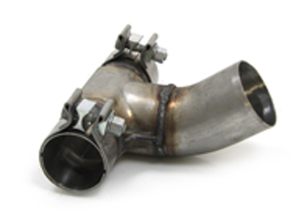 Exhaust link pipe, T-piece. Porsche 987.1 Boxster / 987C.1 Cayman - 98711135300