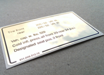 Calcomanía de presión de neumáticos. Porsche 911 SC (1978 - 1980) EE. UU. - 91100651212