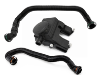 Kit separatore aria/olio e tubo flessibile. Porsche 958 Cayenne S 4.8L 2011-18 / 970 Panamera 4.8L 2010-18 - 94810713522, 94810724720, 94810724520