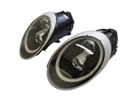 FAROS DELANTEROS DOBLE PROYECTOR HALOGEN + AURORA LIGHT Porsche 997 05-08 LENTE NEGRO ES - 99763115713, 99763115813